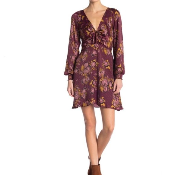 Free People Dresses & Skirts - Free People Morning Light Mini Dress Floral Boho